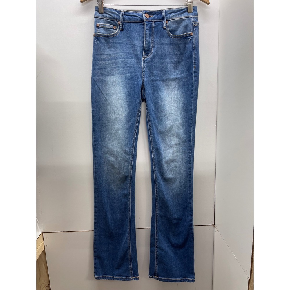 Herizon Womens High Rise Straight Leg Jeans Medium Wash Blue Size 6 0705001